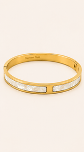 Pearl Luxe Minimalist Bangle