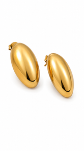 Luna Luxe Oval Stud Earrings