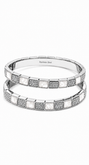 Silver Luxe Crystal Bracelet