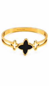 Midnight Clover Luxe Bangle