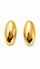 Luna Luxe Oval Stud Earrings
