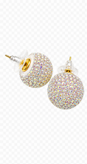 Celestial Crystal Orb Earrings