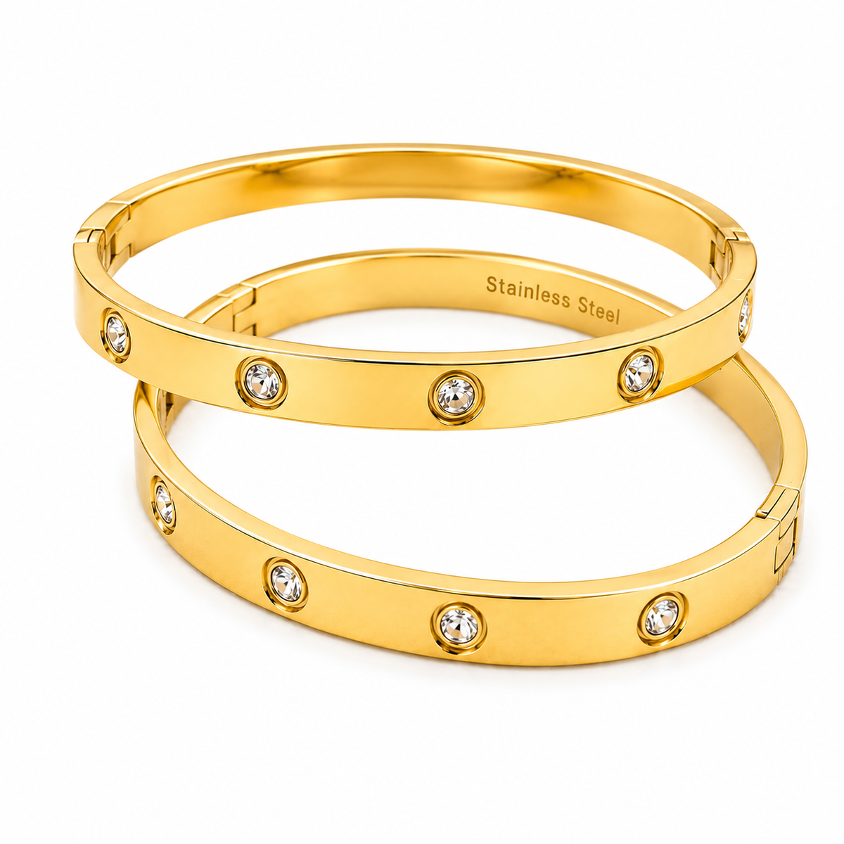 Radiant Crystal Luxe Bangle Bracelet
