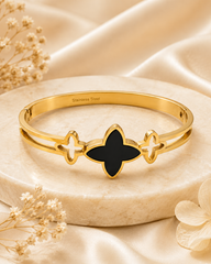 Midnight Clover Luxe Bangle
