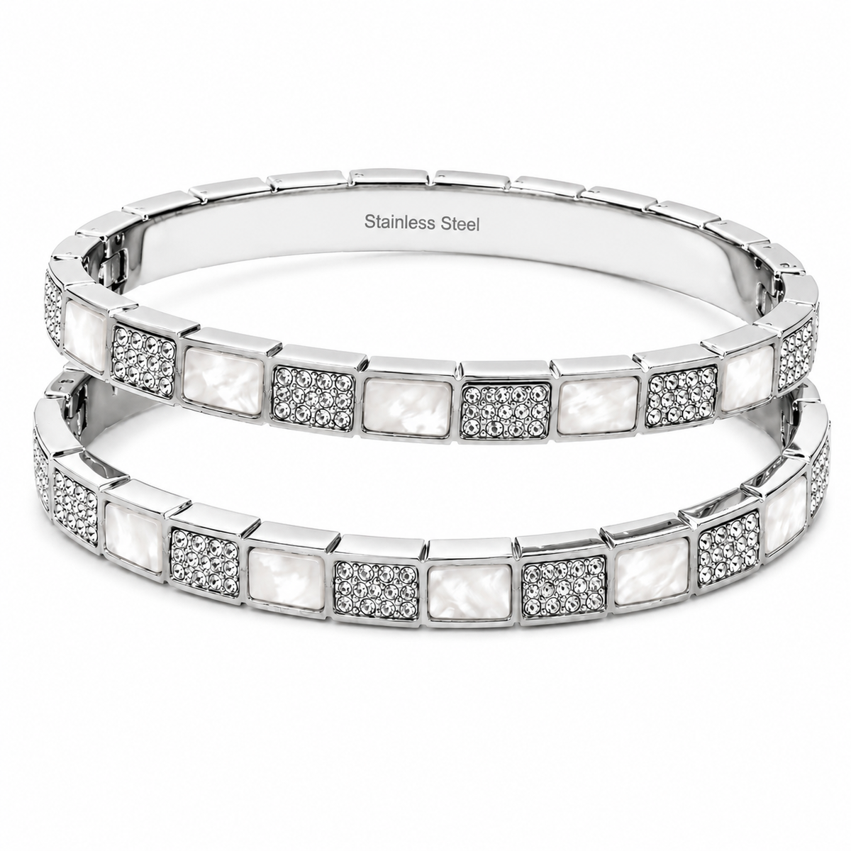 Silver Luxe Crystal Bracelet