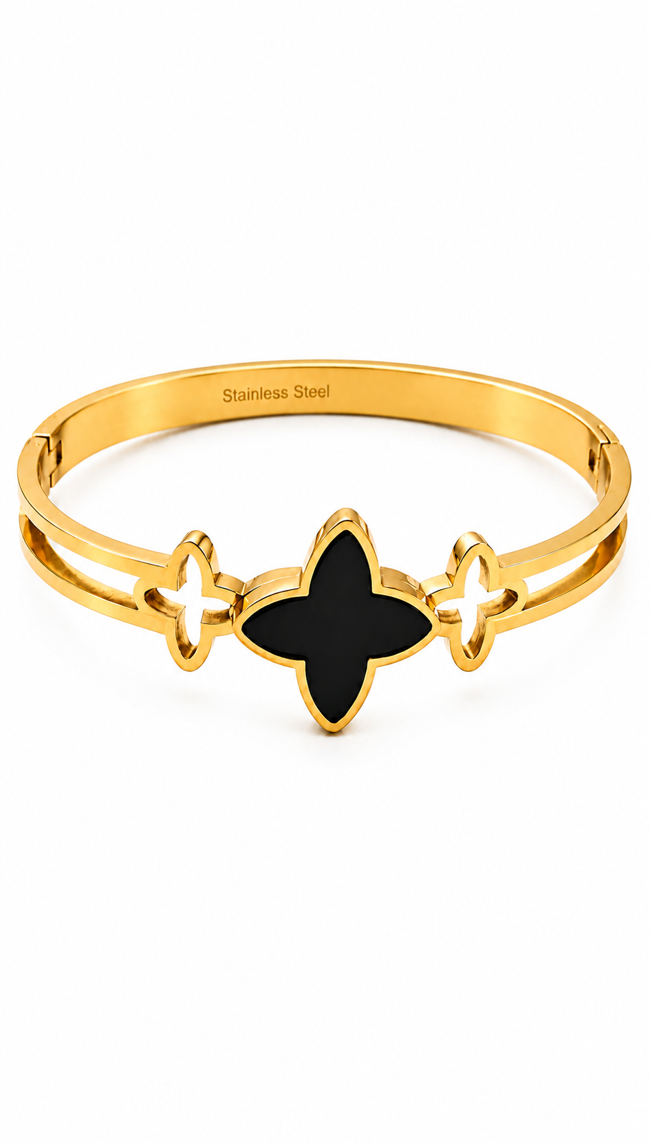 Midnight Clover Luxe Bangle