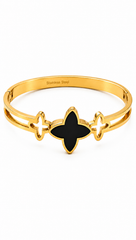 Midnight Clover Luxe Bangle